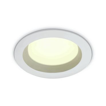 ONE Light Salle de bain Downlights - spot encastré - Ø 170 mm, Ø 140 mm encastré - 18W LED inclus - IP54 - blanc - couleur de lumière blanche