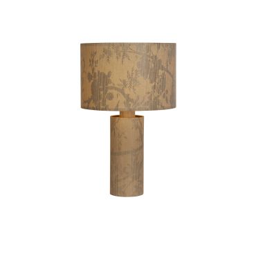 Searchlight Isla - lampe à poser - Ø 30 x 49 cm - brun et noir