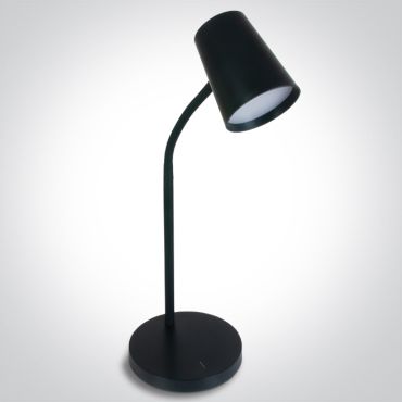 ONE Light Reading LED Lamps - lampe de bureau - Ø 7,3 x 40 cm - 3 niveaux de gradation - 5W LED inclus - noir