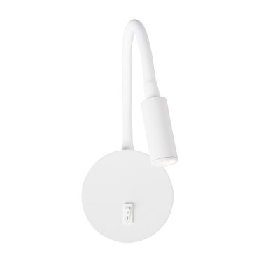 Nova Luce Jaco - lampe de chevet - 10 x 3 x 44 cm - 3W LED inclus - blanc