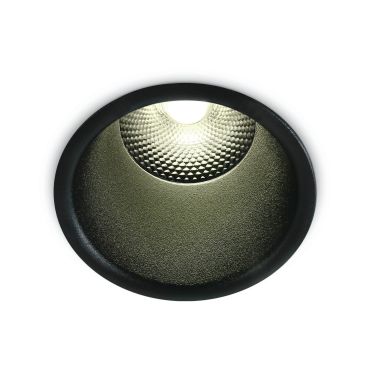 ONE Light Dark Light Pro Range - spot encastrable - Ø 92 mm, Ø 82 mm encastrable - 15W LED inclus - noir