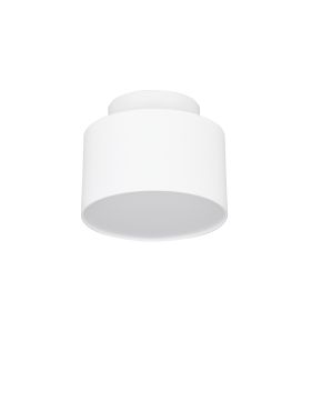 Nova Luce Ozen - plafonnier - Ø 11 x 8,8 cm - 16W LED inclus - blanc sablé