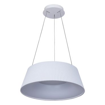 VK Lighting Aelia - lampe suspendue - Ø 46 x 120 cm - 30W dimmable LED inclus - blanc