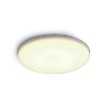 ONE Light Frameless Range - plafonnier encastré - Ø 15,5 x 2,2 cm - 15W LED inclus - IP65 - blanc - couleur de lumière blanche