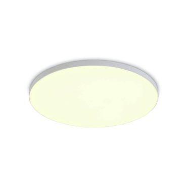 ONE Light Floating Panels Range - plafonnier - Ø 16 x 2,4 cm - 14W LED inclus - blanc - couleur de lumière blanche