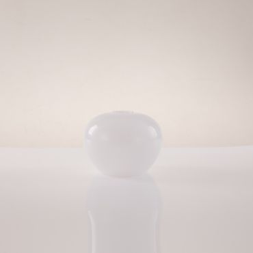 Artdelight Windsor - abat-jour en verre - Ø 18 x 14,5 cm - blanc