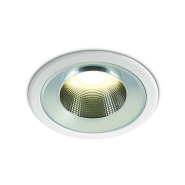 ONE Light Dark Light Project Range - spot à encastrer - Ø 170 mm, Ø 150 mm encastré - 18W LED inclus - IP54 - blanc - couleur de lumière blanc chaud