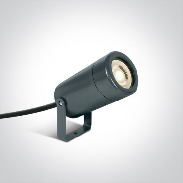 ONE Light GU10 Garden Spots - spot de sol sur piquet - Ø 6 x 11 cm - IP65 - anthracite