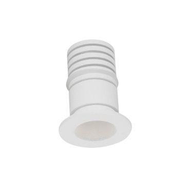 Nova Luce Tiny - spot à encastrer - Ø 22 mm, Ø 16 mm à encastrer - 1W LED inclus - IP44 - blanc