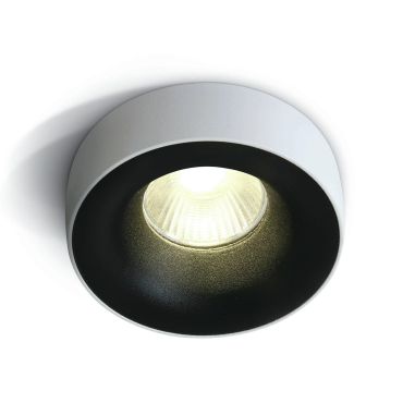 ONE Light Floating Ring Range - plafonnier - Ø 8,5 x 7 cm - 12W LED inclus - noir