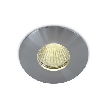 ONE Light COB Bathroom High Power - spot à encastrer - Ø 83 mm, Ø 70 mm à encastrer - 12W LED inclus - IP64 - aluminium