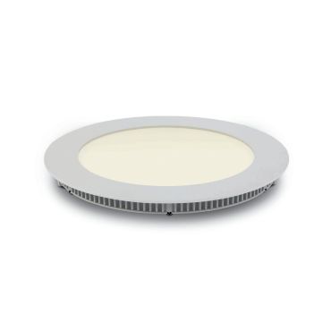 ONE Light Panneau encastré rond - Ø 17,3 x 2,2 cm - 12W LED inclus - IP40 - blanc - couleur de lumière blanc chaud