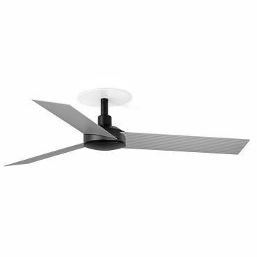 Faro Cruiser S - ventilateur de plafond avec rosace encastrée - Ø 106 cm - noir mat et aluminium