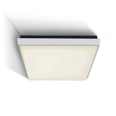 ONE Light Outdoor Slim LED - plafonnier extérieur - 30 x 30 x 4,9 cm - 30W LED inclus - IP54 - blanc