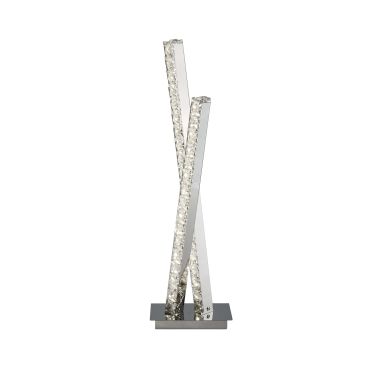Searchlight Clover - lampe de table - 56 cm - 11W LED inclus - chrome
