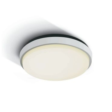 ONE Light Outdoor Slim LED - plafonnier extérieur - Ø 23,8 x 4,6 cm - 20W LED inclus - IP54 - blanc
