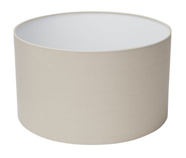 Searchlight Drum - abat-jour - Ø 40 x 23 cm - beige