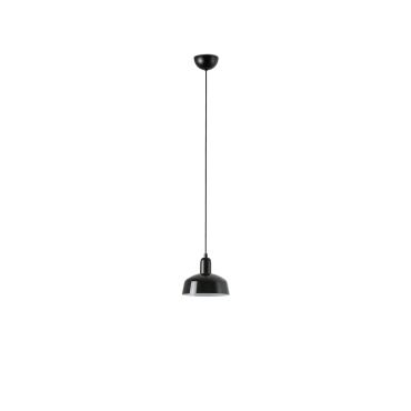 Faro Tatawin S - suspension - Ø 18,4 x 208,1 cm - noir satiné et noir brillant
