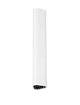 Nova Luce Etho - plafonnier - 5 x 30,5 x 5 cm - 6W LED inclus - blanc sablé et noir