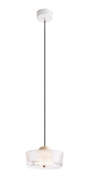 Maxlight Lipari - lampe suspendue - Ø 16 x 180 cm - 6W LED inclus - or brossé