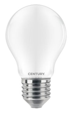 Century Italia Lampe à filament LED - Ø 6 x 10,8 cm - E27 - 8W non-dimmersible - 3000K - opale