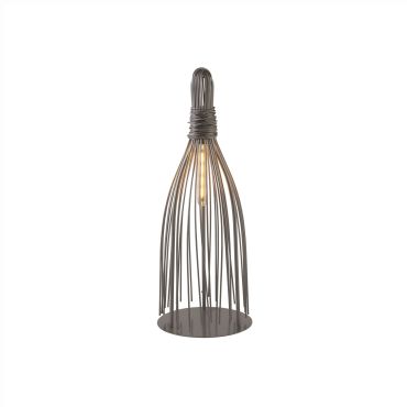 Searchlight Caraffe - lampe à poser - 78 cm - gris