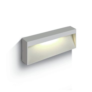 ONE Light Square Indoor/Outdoor Wall Dark Lights - applique murale extérieure - 20 x 80 x 3,2 cm - 6W LED inclus - IP54 - blanc