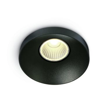 ONE Light 8W Range - spot encastré - Ø 81 mm, Ø 68 mm encastré - 8W LED inclus - noir