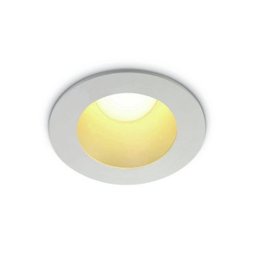 ONE Light Dark Light Pro Range - spot à encastrer - Ø 95 mm, Ø 75 mm encastré - 8W LED inclus - blanc et laiton