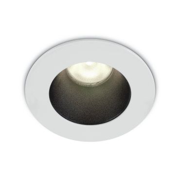 ONE Light Gamme Dark Light - spot à encastrer - Ø 88 mm, Ø 73 mm à encastrer - 8W LED inclus - blanc