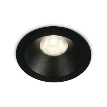 ONE Light 8W Range - spot encastré - Ø 88 mm, Ø 73 mm encastré - 8W LED inclus - noir