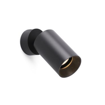 Faro Stan - spot en saillie 1L - Ø 6 x 15 cm - 15W LED inclus - noir mat
