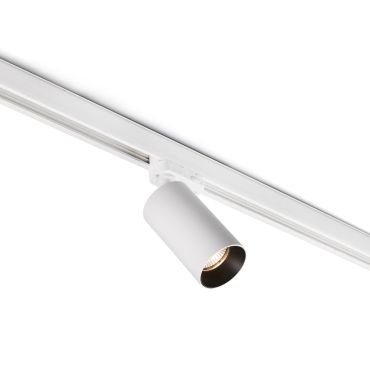 Faro Stan - projecteur sur rail - 10 x 6 x 16 cm - 15W LED inclus - blanc mat