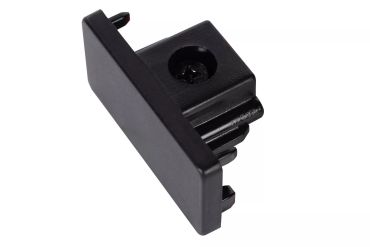 Lucide Embout de rail - Système de rail monophasé - lot de 2 - noir