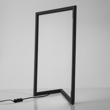 Nova Luce Ensio - lampe à poser - 40 x 17 x 25,5 cm - 7W LED inclus - noir