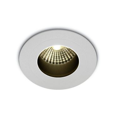 ONE Light Gamme Dark Light - spot à encastrer - Ø 70 mm, Ø 60 mm encastré - 7W LED inclus - IP65 - blanc - couleur de lumière blanche