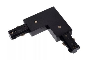 Lucide Track L-joint right - Système de rail monophasé - 230V - noir