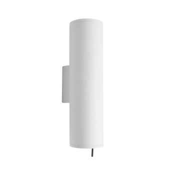 Maxlight Laxer - applique murale en saillie - Ø 7 x 9 x 25,5 cm - blanc et noir