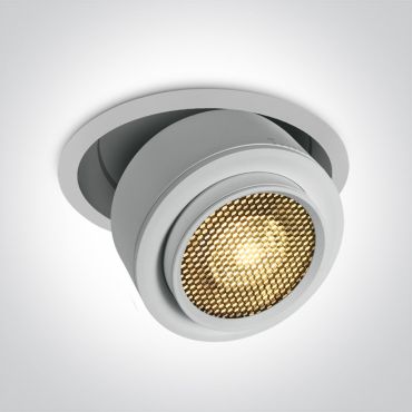 ONE Light Pop Up Range - spot encastré - Ø 134 mm x Ø 120 mm taille d'encastrement - 25W LED inclus - blanc