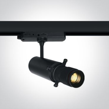ONE Light Adjustable Shape Beam Zoomable - spot sur rail - Ø 4,7 x 20,5 cm - 12W LED inclus - noir