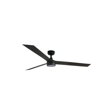 Faro Cruiser XL - ventilateur de plafond avec lumière - Ø 160 cm - noir mat
