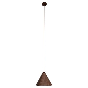 Maxlight Sakura - lampe suspendue - Ø 33,5 x 180 cm - brun foncé