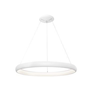 Nova Luce Albi - lampe suspendue - Ø 81 x 120 cm - 80W LED dimmable inclus - blanc