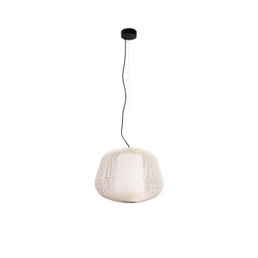 Faro Nara - lampe suspendue - Ø 46 x 35,4 cm - IP65 - beige