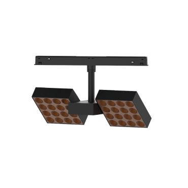 VK Lighting Eiva - système de rail magnétique - barre de rail - 21,4 x 7,8 x 2,4 cm - 20W LED inclus - Dimmable DALI - noir