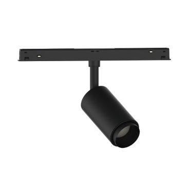 VK Lighting Eiva - système de rail magnétique - spot sur rail avec zoom - Ø 4,5 x 9 cm - 15W LED inclus - Dimmable DALI - noir