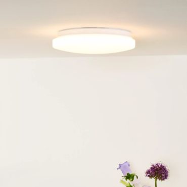 Lucide Otis - plafonnier - Ø 26 cm - 14W LED inclus - opale