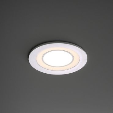 Nordlux Clyde 8 - spot encastré - Ø 82 mm, Ø 65 mm taille d'encastrement - 3 étapes fonction Moodmaker - 5,5W LED inclus - 2700K - blanc