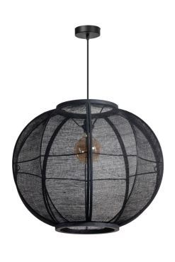 ETH Fabric – suspension – Ø 68 x 300 cm – noir