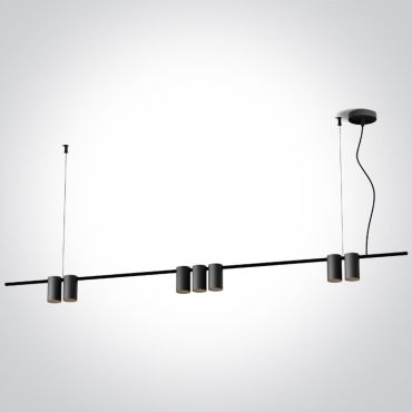 ONE Light Pendants - lampe suspendue - 150 x 150 cm - noir